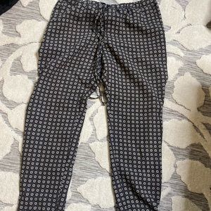 Blue patterned joggers